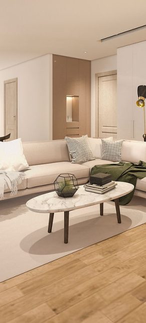 3d-rendering-wood-classic-living-room-with-marble-tile-bookshelf