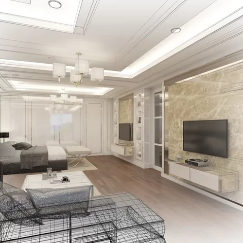 sketch-design-interior-bedroom3d-rendering