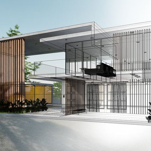sketch-drafting-modern-cozy-house-becoming-real-3d-illustration
